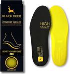 Black Deer Hyper Boost X15 Soft Comfort Siyah-Sarı Ortopedik Tabanlık