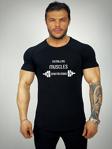 Black İstanbul Black - Installing Muscles - Sporcu T-Shirtü