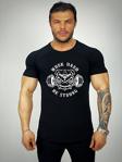 Black İstanbul Black - Work Hard - Sporcu T-Shirtü