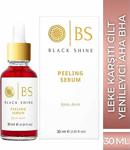 Black Shine Bs Yüz Peeling Serumu Canlandırıcı Cilt Tonu Eşitleyici C Vitaminli 30 Ml - Aha %30 Bha %2