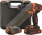 Black+Decker BDCHD18KB Çift Akülü 18 V Darbeli Matkap