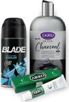 Blade Cooler Erkek Deodorant 150Ml+Duru Detox Charcoal Duş Jeli 500Ml+Arko Krem Classic 20Cc