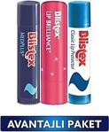 Blistex Medplus Stick + Işıltılı Lip Brilliance + Hassas Dudaklar İçin Sensitive
