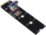 Blueway Altın Kaplama Ngff Pci-E M2 To Usb 1X 3.0 M.2 Riser Kart