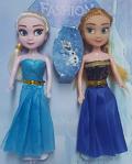 Bobo Toys Mini Elsa Anna 2'Li Oyuncak Bebek