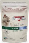 BonaCibo Pouch Ciğerli 85 gr Yetişkin Kedi Konservesi