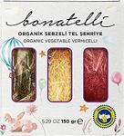 Bonatelli Organik Vegan Sebzeli Tel Şehriye 150 Gr