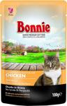 Bonnie Pouch Gravy Tavuklu 100 gr Yetişkin Kedi Konservesi