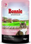 Bonnie Pouch Ördekli ve Hindili 100 gr Yetişkin Kedi Konservesi