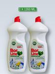 Borline %100 Bor Katkılı Sıvı Bulaşık Deterjanı 2 X 1350 Ml.