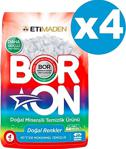 Boron 4 Kg 4'Lü Paket Renkliler Için Toz Deterjan