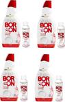 Boron 4'Lü Paket 820 Ml Bulaşık Makinesi Jeli Ve 110 Ml Parlatıcı