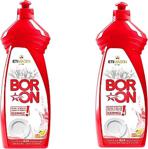 Boron Sıvı Elde Bulaşık Deterjanı 650 Ml 650 Ml 2'Li Set