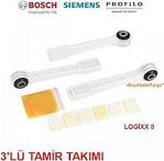 BOSCH ÇAMAŞIR MAKİNESİ KARE AMORTİSÖR TAMİR TAKIMI LOGİXX 8 3'LÜ