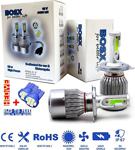 Bosx Iceblue Buz Mavi Led Xenon Far Ampulü 4400Lm 10000K H1