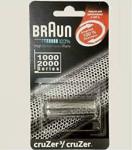 Braun 20S 10B Cruzer Elek Bıçak Takımı Gümüş Mavi