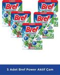 Bref Wc Power Aktiv Çam 50 gr 5 Adet Katı Koku Giderici