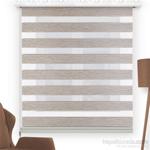 Brillant Zebra Perde Bambu 50X200 Krem - 50 x 200 cm