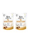 Brit Care Skin Coat Hindistan Cevizi Deri Ve Tüy Sağlığı Tahılsız Köpek Ödülü 150 gr x 2 Adet