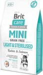 Brit Grain Free Mini Light Kısırlaştırılmış Küçük Irk Tahılsız Köpek Maması 2 Kg