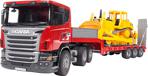 Bruder 03555 Scania R-Serisi Caterpillar Bulldozerli Tır