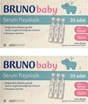 Bruno Baby 5 ml 20'li Flakon 2 Paket Serum Fizyolojik