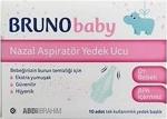 Bruno Baby Nazal Burun Aspiratörü 10'lu Yedek Uç