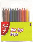 Bubu Bu-Bu Crayon Yarım Boy Mum Boya 12 Renk Bubu00067
