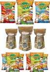 Bulgurum Organik Bulgur Bisküvi 90 Gr X 3 Adet Ve Bulgur Cips Karışık Paket Ve 35 Gr X 9 Adet