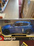 Burago Mavi Alfa Romeo Stelvio Quadrifoglio Suv Model Araba Jeep 1/24 Ölçek