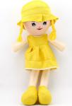 Burdaneve Bez Bebek Sarı Elbiseli Oyuncak Bebek (50 Cm)