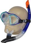 Busso M5422S Silikon Maske& Snorkel Set Mavi̇