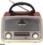 Butfulake Antika Ahşap Radyo Bluetooth Hoparlör Usb - Mp3 Çalar, Hediyelik Nostalji Radyo