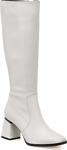 Butigo Gray Beyaz Kadın Ökçeli Çizme