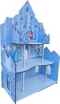 Buzlar Ülke Şato Kız Çocuk Ahşap Oyuncak Ev Barbi Prenses Evi 100