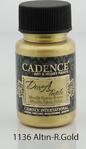 Cadence Dora Textile Metalik Kumaş Boyası 50 Ml. 1136 Altın