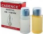 Cadence Kristal Sır Vernik 40+40 Ml. Takım