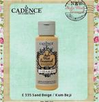 Cadence Style Matt Enamel Cam & Porselen Boyası 59 Ml. Kum Beji