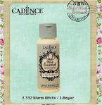 Cadence Style Matt Enamel Cam & Porselen Boyası 59 Ml. S.Beyaz (Warm White)