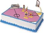 Cakes&Party Basketbol Pasta Üstü Süsleme Seti (1 Pota 4 Oyuncu)