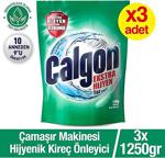 Calgon 1250 Gr 3'Lü Paket Ektra Hijyenik Toz Kireç Önleyici
