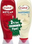 Calve 1440 Ml Acılı Ketçap Mayonez Seti