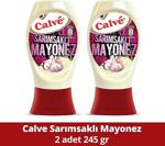 Calve Sarımsaklı Mayonez 245 Gr X 2 Adet