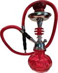 Camp & Shisha Kırmızı Mini Hediyelik Nargile Takımı (Kutulu-Sıfır)