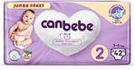 Canbebe 2 Numara Mini 42'li Jumbo Paket Bebek Bezi