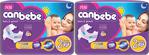 Canbebe 2 Numara Mini 52'li 2 Paket Bebek Bezi