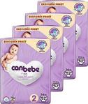 Canbebe 2 Numara Mini 52'li 4 Paket Bebek Bezi