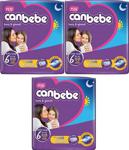 Canbebe 6 Beden Extra Large 24'lü 3 Paket Bebek Bezi