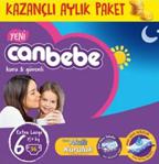 Canbebe 6 Numara Extra Large 36'lı Aylık Paket Bebek Bezi