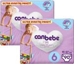 Canbebe 6 Numara Extra Large 90'lı 2 Paket Bebek Bezi